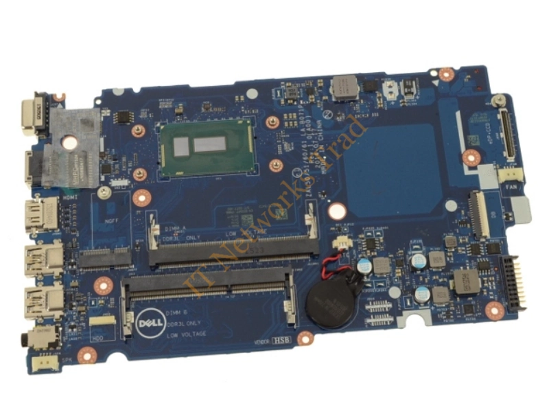 01J67F Dell System Board Core I5 2.2GHz (i5-5200u) W/cpu Latitude 15 (3550) Laptop Motherboard