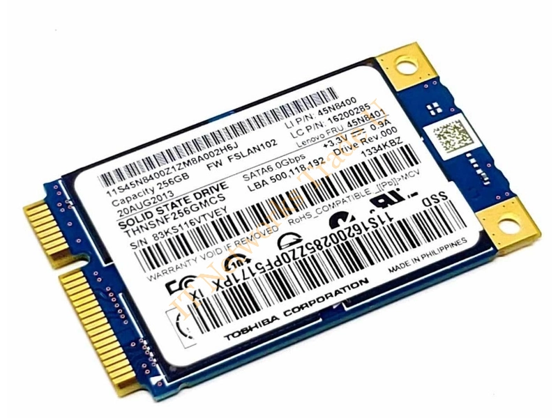 01JNY9 Dell 256GB Multi-Level Cell (MLC) SATA 6Gb/s mSATA Solid State Drive SSD Storage