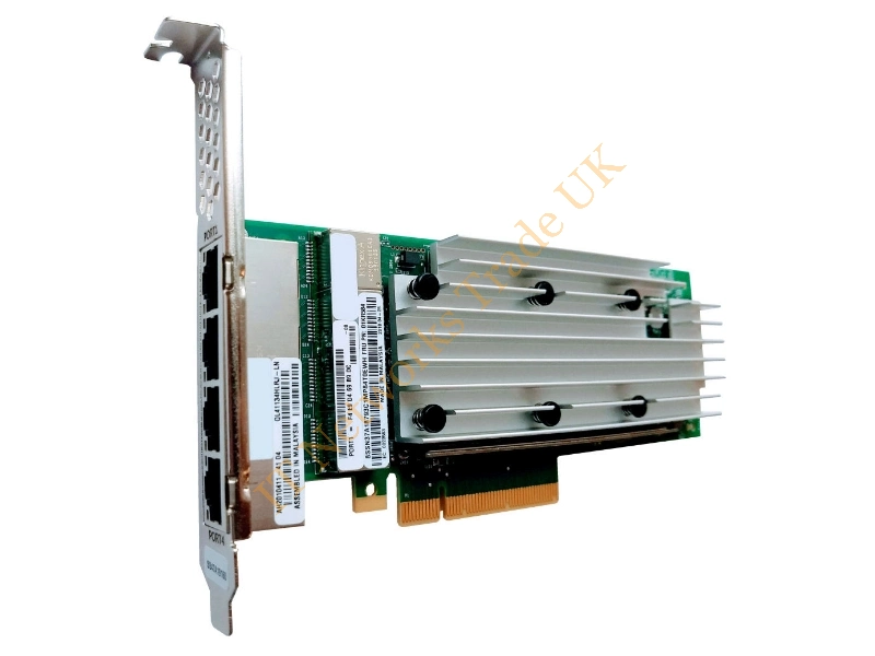 01KR584 Lenovo Qlogic QL41134 Quad Port 10GBase-T RJ45 Copper PCI-Express Network Adapter