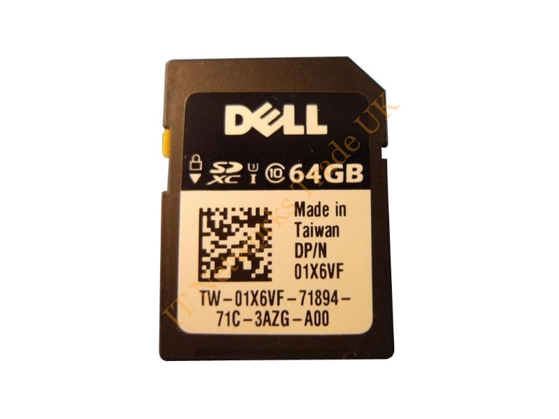 01X6VF Dell 64GB Class10 SDXC U3 Flash Memory Card
