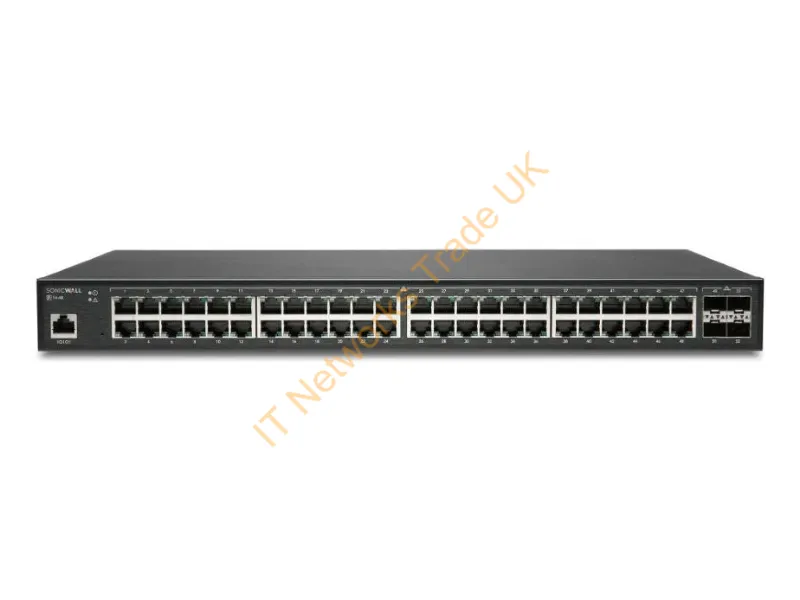 02-SSC-8380 - Sonicwall Sws14-48 Managed L2 Gigabit Ethernet (10/100/1000) 1U Black
