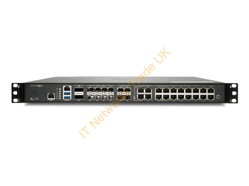 02-SSC-9594 - Sonicwall Nsa 6700 Hardware Firewall 1U 36 Gbit/S