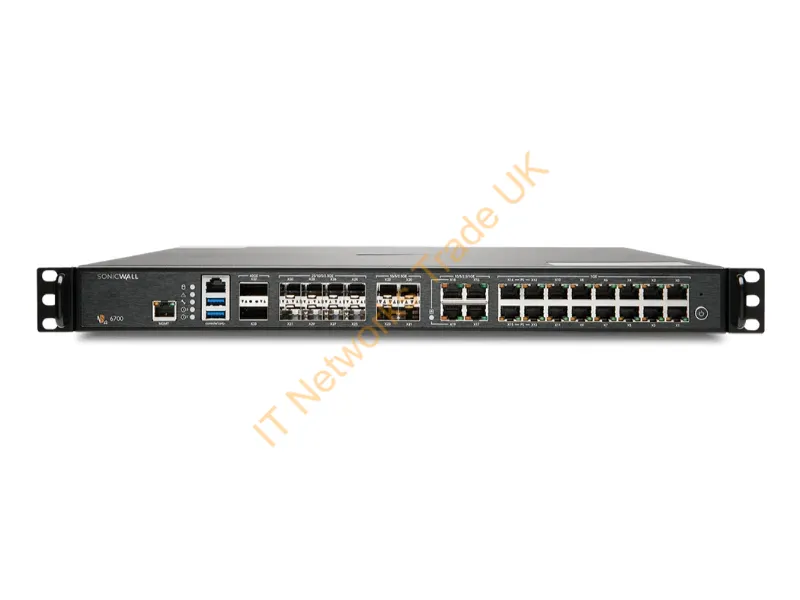 02-SSC-9598 - Sonicwall Nsa 6700 Hardware Firewall 1U 36 Gbit/S
