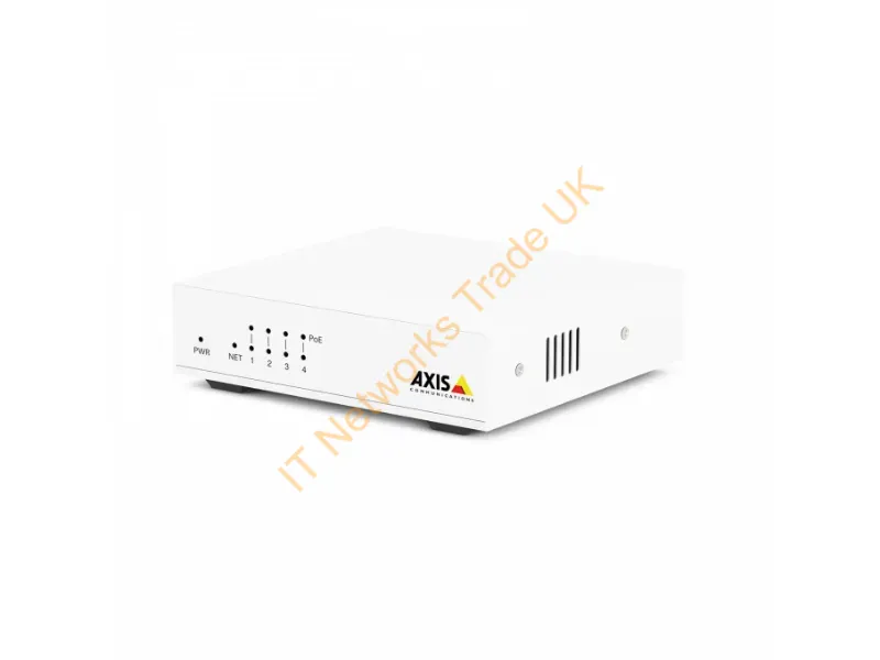 02101-004 - Axis 02101-004 Network Switch Unmanaged Fast Ethernet (10/100) Power Over Ethernet (Poe) White