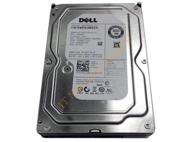 021JN6 Dell 500GB 7200RPM SATA 6Gb/s 3.5-inch Desktop Hard Disk Drive Internal HDD