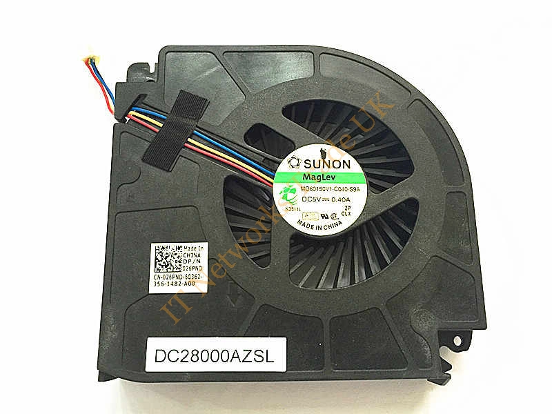 026PND Dell Laptop Fan Precision M6700 Cooling Fan