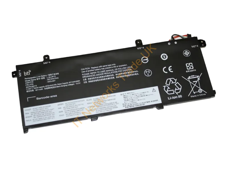 02DL007-BTI - Bti 02Dl007- Industrial Rechargeable Battery Lithium-Ion (Li-Ion) 4372 Mah 11.55 V