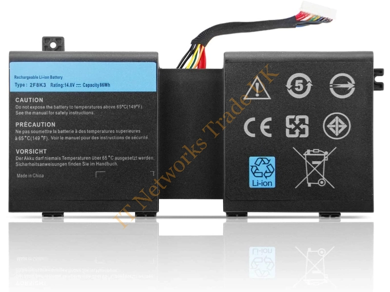 02F8K3 Dell 8-Cell Battery 86WHr 5700 Alienware 17 18 Laptop Battery