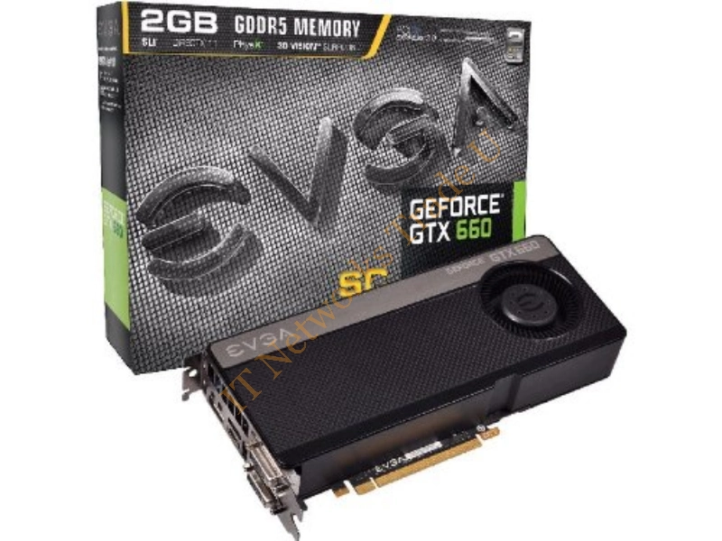 02G-P4-2662-L1 EVGA -GeForce GTX 660 SC 2GB GDDR5 PCI Express 3.0 2X DVI/ HDMI/ DisplayPort Video Graphics Card