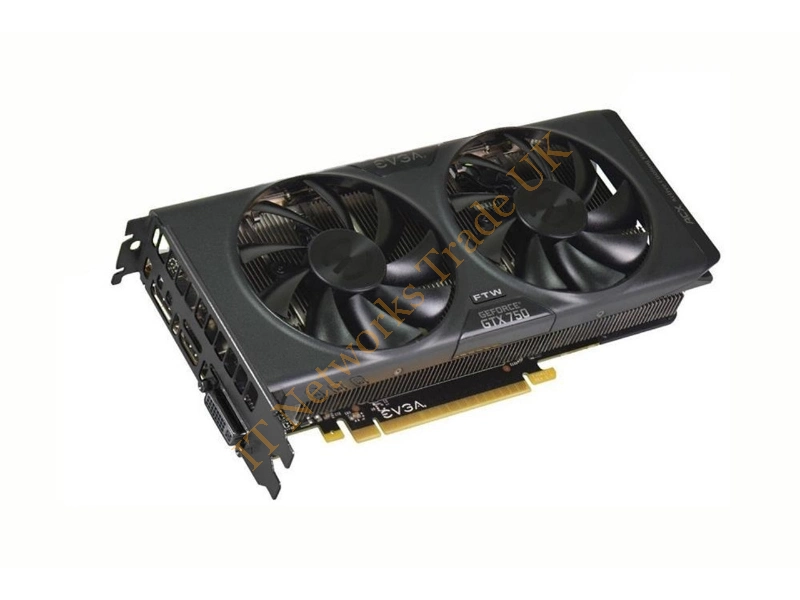 02G-P4-2758-B1 EVGA -GeForce GTX 750 FTW 2GB GDDR5 PCI Express DVI/ HDMI/ DisplayPort Video Graphics Card