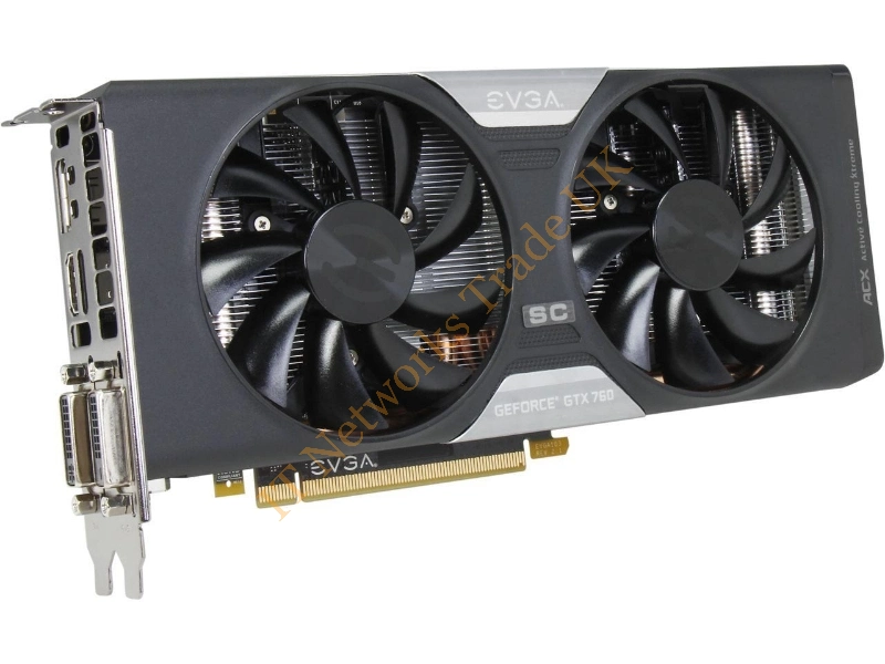 02G-P4-2763-KR EVGA -GeForce GTX 760 2GB GDDR5 256-Bit PCI-Express 3.0 x16 Dual DVI Video Graphic Card