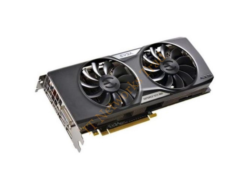 02G-P4-2966-KR-A1 EVGA -GeForce GTX 960 SuperClocked 2GB GDDR5 PCI Express 3.0 x16 DVI-I/ HDMI/ 3x DisplayPort Video Graphics Card