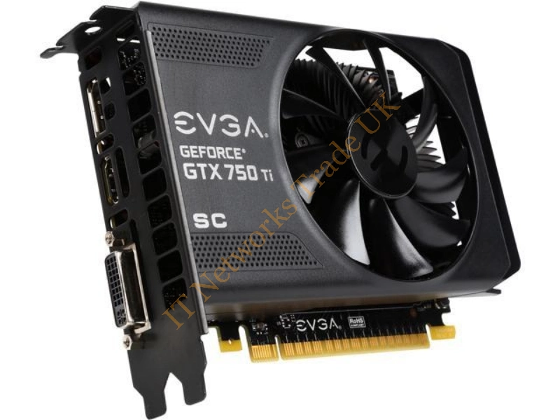 02G-P4-3753-AR EVGA -GeForce GTX 750 Ti SuperClocked 2GB GDDR5 128-Bit PCI Express 3.0 x16 DVI-I/ HDMI/ DisplayPort Video Graphics Card