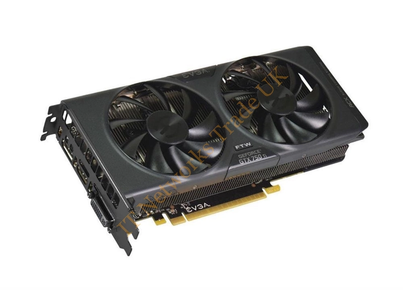 02G-P4-3757-LA EVGA -GeForce GTX 750 Ti FTW 2GB 128-Bit GDDR5 PCI Express 3.0 DVI-I/ HDMI/ DisplayPort Video Graphics Card