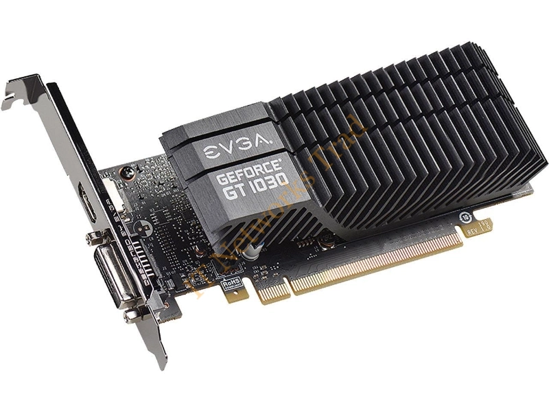 02G-P4-6332-KR EVGA -nVidia GeForce GT 1030 SC Passive 2GB GDDR5 DVI/HDMI Low Profile PCI-Express Video Graphic Card