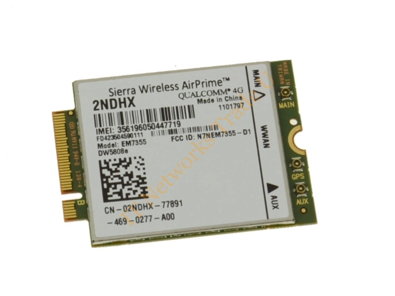 02NDHX Dell Wireless DW5808E M.2 Mobile Broadband 4G LTE WWAN Network Card Wireless Accessory