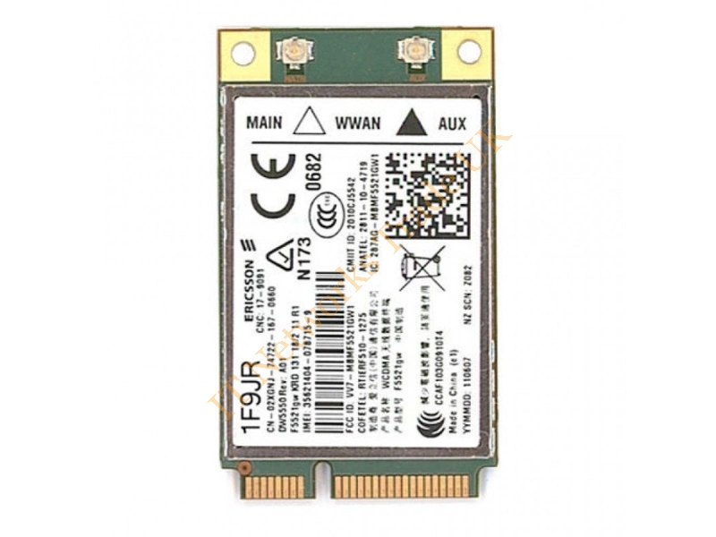 02XGNJ Dell 3G HSDPA Broadband Wireless 5550 Card Network Adapter