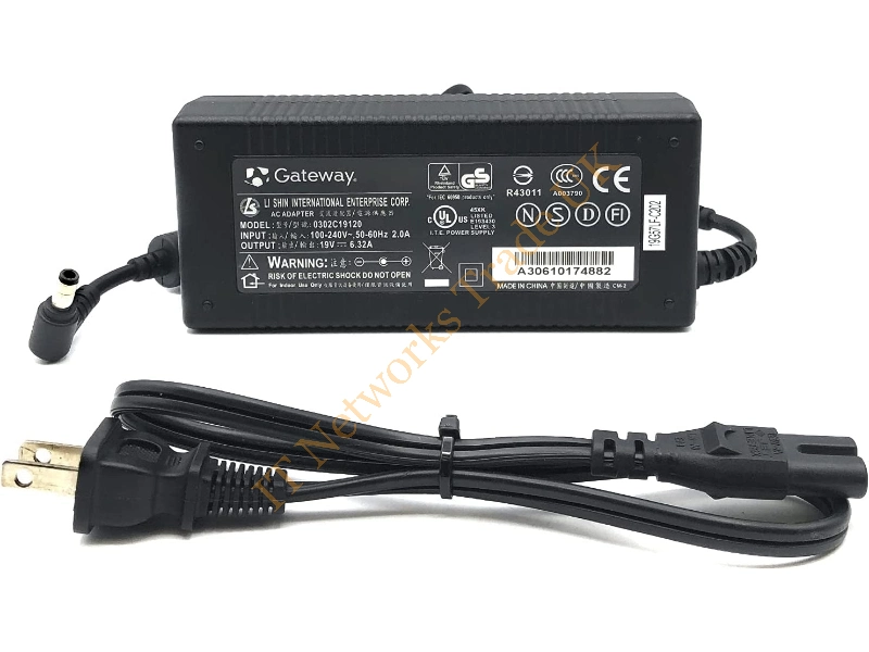 0302C19120 Gateway 120-Watts 19V 50-60Hz AC Power Adapter for M685