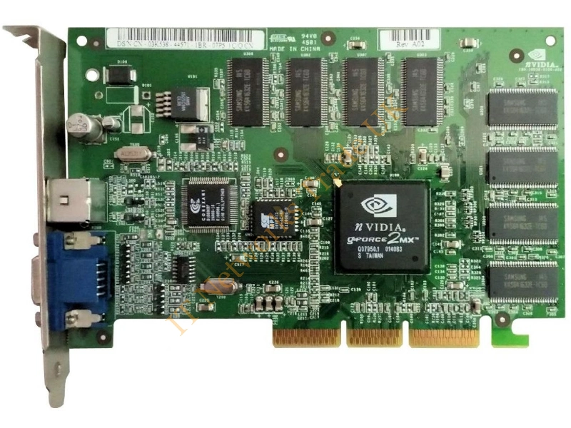 032-P1-NV59-LR EVGA -e-GeForce2 MX-400 32MB PCI 2.1 Video Graphics Card