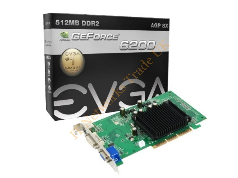 032-TC-1N02-LA EVGA -e-GeForce 6200 TC 32MB 32-Bit DDR Supporting 128MB Onboard PCI Express x16 Video Graphics Card