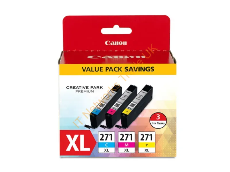 0337C005 - Canon Cli-271 Xl Ink Cartridge Original Cyan, Magenta, Yellow