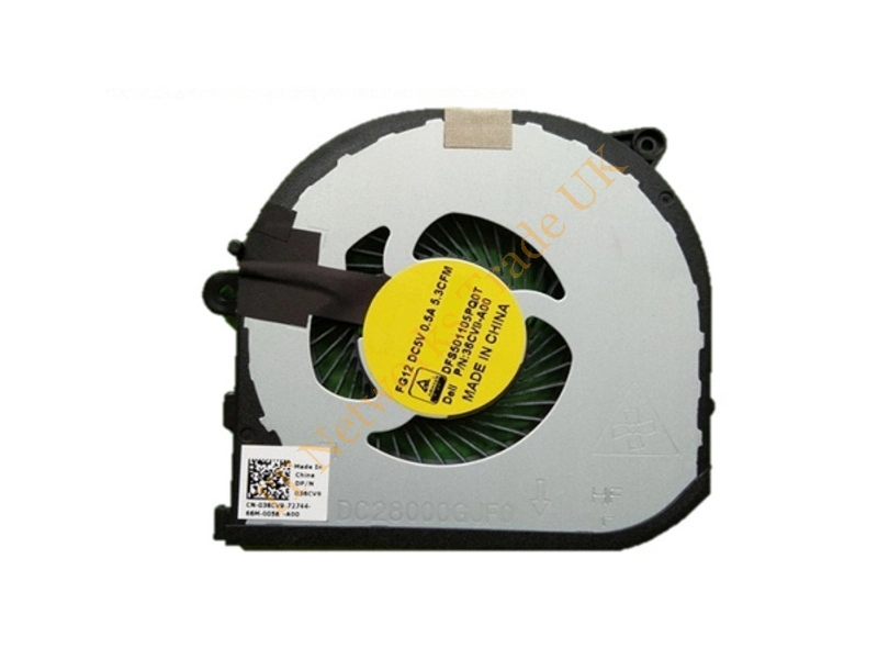 036CV9 Dell Laptop Fan for XPS 9550 Cooling Fan