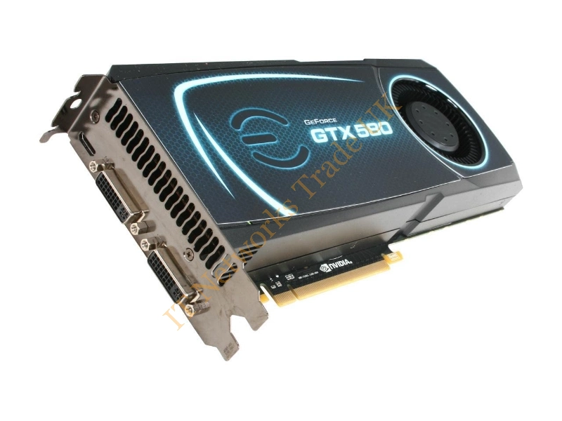 03G-P3-1594-A1 EVGA -GeForce GTX 580 (Fermi) 3GB GDDR5 384-Bit PCI-Express 2.0 x16 2x DVI Video Graphic Card