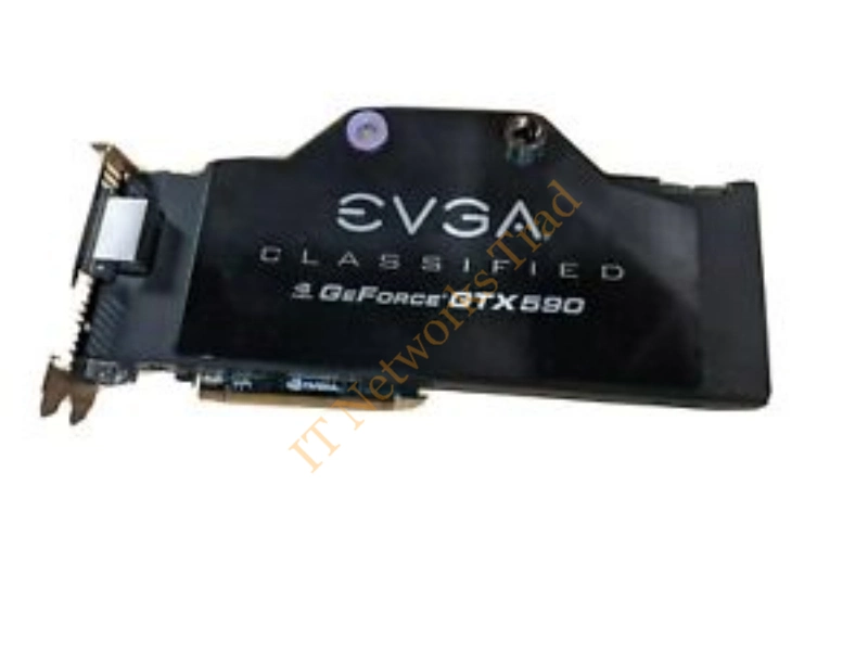 03G-P3-1596-K3 EVGA -GeForce GTX 590 Classified 3GB GDDR5 768-Bit PCI-Express 2.0 x16 3x DVI Video Graphic Card