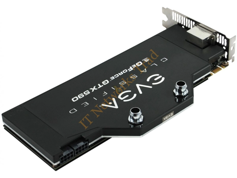 03G-P3-1596-S1 EVGA -GeForce GTX 590 Classified 3GB GDDR5 768-Bit PCI-Express 2.0 x16 3x DVI Video Graphic Card