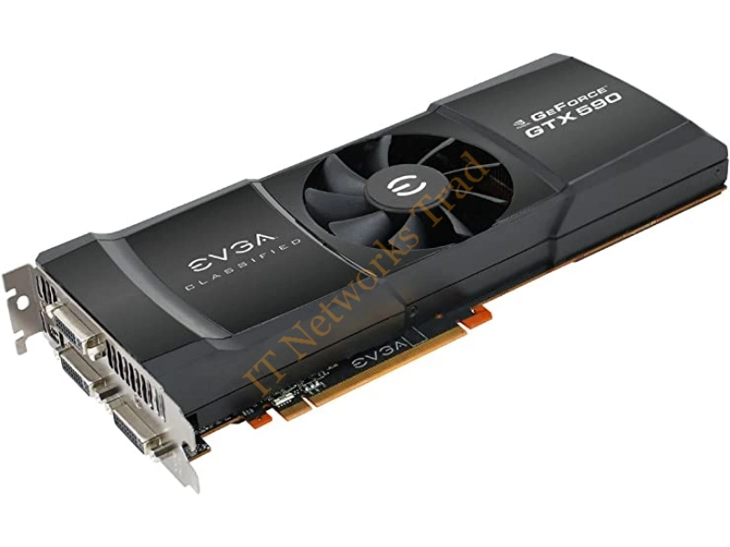 03G-P3-1598-T1 EVGA -GTX 590 Limited Edition 3GB GDDR5 768-Bit PCI-Express 2.0 x16 3x DVI Video Graphic Card