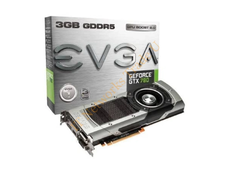 03G-P4-2780-LA EVGA -GeForce GTX 780 3GB GDDR5 384-Bit 2-Dual Link DVI/ HDMI/ DisplayPort 1.2 PCI Express 3.0 Video Graphics Card