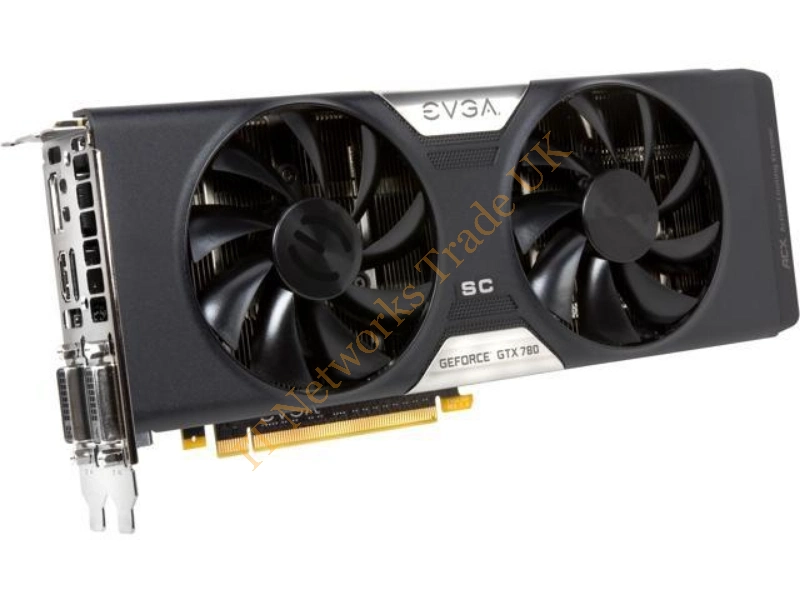 03G-P4-2784-B1 EVGA -GeForce GTX 780 SC w/ ACX Cooler 3GB GDDR5 384-Bit PCI Express 3.0 x16 Dual DVI/ HDMI/ Display-Port Video Graphics Card