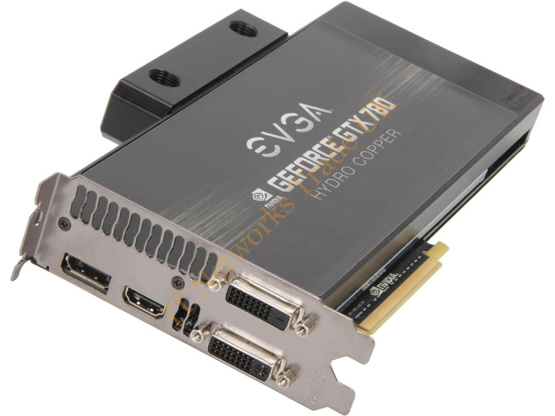 03G-P4-2789-AR EVGA -GeForce GTX 780 Hydro Copper 3GB GDDR5 384-Bit PCI Express 3.0 x16 Dual DVI/ HDMI/ SLI Supported Video Graphics Card