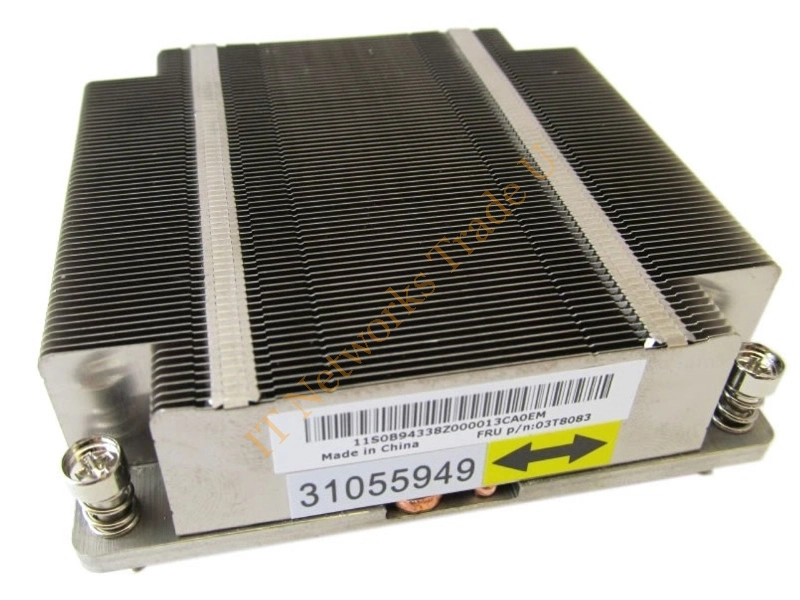 03T8087 Lenovo  95W 1366 Square Heat Sink for ThinkServer RD330/RD430 Heatsink