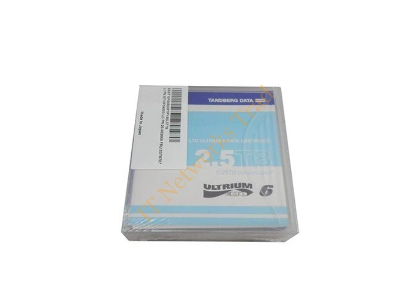 03T8707 Lenovo ThinkServer 2.5TB SAS 6Gbps LTO-6 Tape Tape Media Cartridge