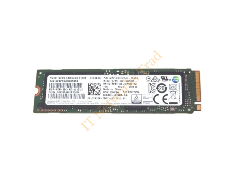 03WF8W Dell 512GB NVMe Solid State Drive SSD Storage