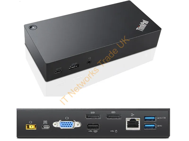 03X7194 - Lenovo 03X7194 laptop dock/port replicator Wired USB 3.2 Gen 1 (3.1 Gen 1) Type-C Black