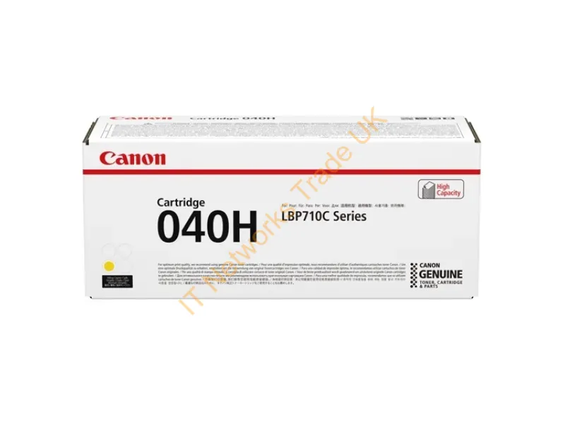 0455C001 - Canon 0455C001 (040 HY) Toner yellow, 10K pages Accessory