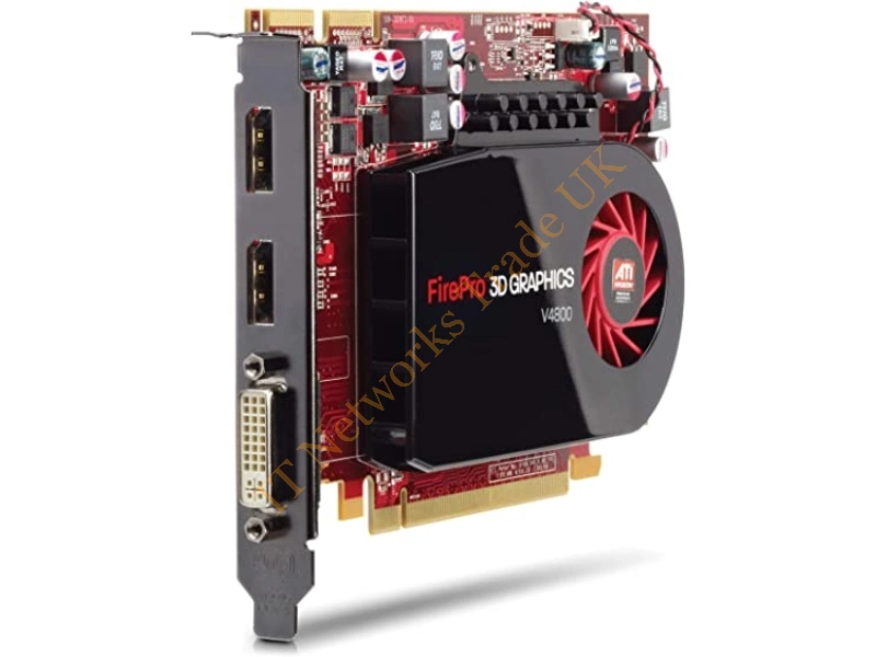 04571K Dell ATI FirePro V4800 1GB GDDR5 Dual-Link DVI-I / 2x DisplayPort PCI Express 2.0 x16 Video Graphics Card
