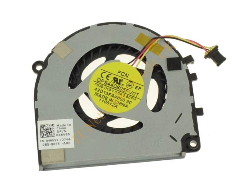 046V55 Dell Laptop Fan XPS L321X Cooling Fan