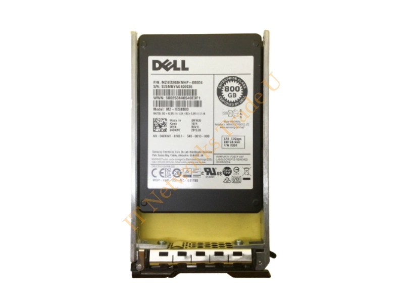 04DKWF Dell 800GB Multi-Level Cell (MLC) SAS 12Gb/s 2.5-inch Solid State Drive SSD Storage
