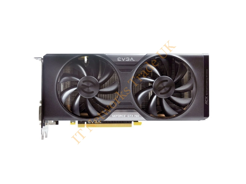 04G-P4-2768-AR EVGA -GeForce GTX 760 SC 4GB 256-Bit GDDR5 PCI Express 3.0 DVI-I DVI-D/ HDMI/ DisplayPort SLI Support Video Graphics Card