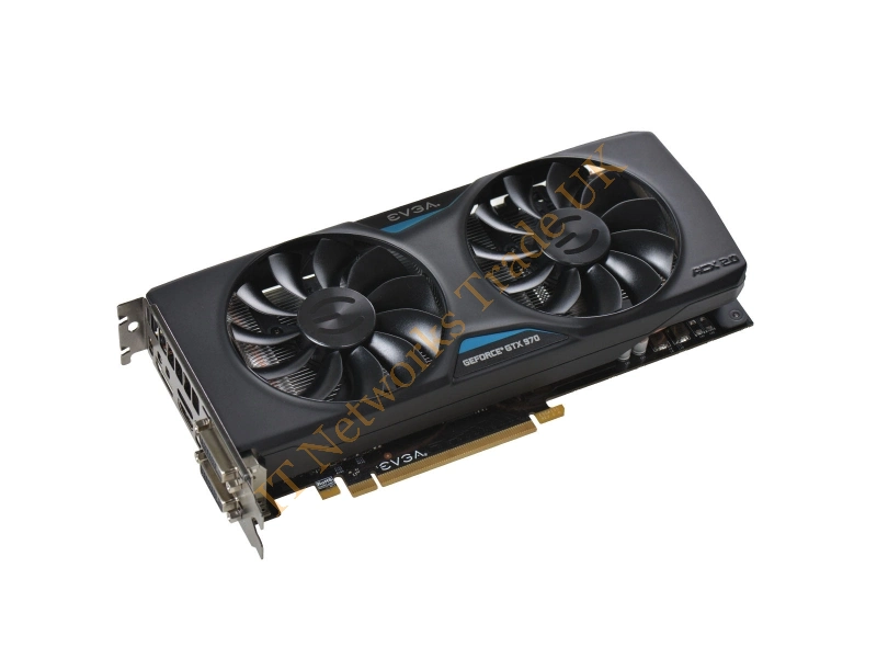 04G-P4-2972-A1 EVGA -GeForce GTX 970 4GB GDDR5 256-Bit PCI Express 3.0 x16 DVI/ HDMI/ DisplayPort Video Graphics Card