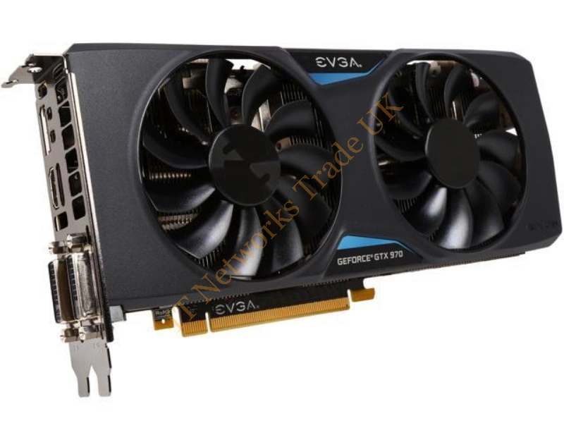 04G-P4-2972-L1 EVGA -GeForce GTX 970 4GB GDDR5 256-Bit PCI Express 3.0 x16 DVI/ HDMI/ DisplayPort Video Graphics Card