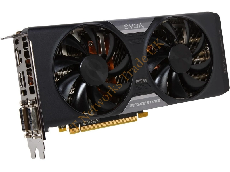 04G-P4-3768-ER EVGA -GeForce GTX 760 Dual FTW 4GB GDDR5 2DVI/ HDMI/ DisplayPort PCI Express Video Graphics Card