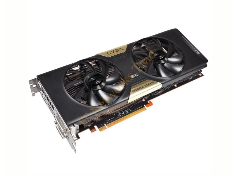 04G-P4-3774-B6 EVGA -nVidia GeForce GTX 770 Dual 4GB GDDR5 256-Bit PCI-Express 3.0 x16 Dual DVI Video Graphic Card