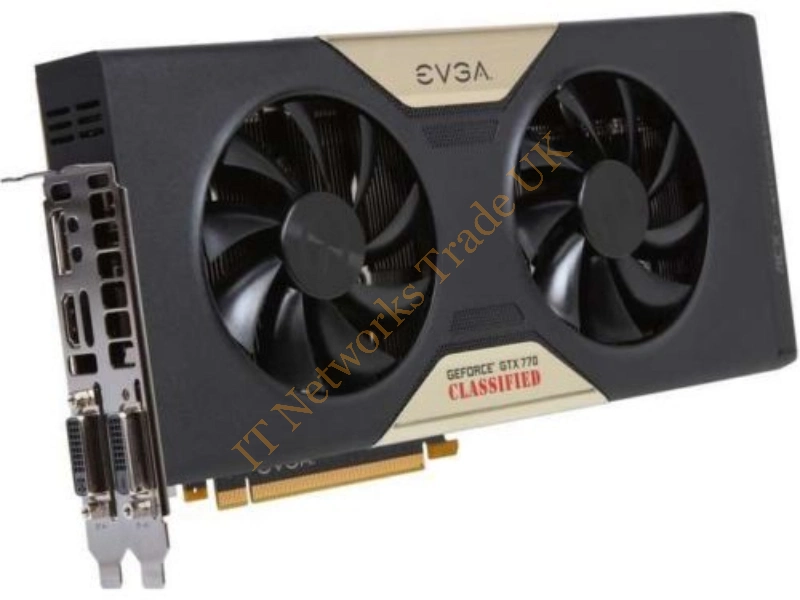 04G-P4-3777-B1 EVGA -GeForce GTX 770 Classified 4GB 256-Bit GDDR5 PCI Express 3.0 Dual DVI/ HDMI/ DisplayPort/ SLI Support Video Graphics Card