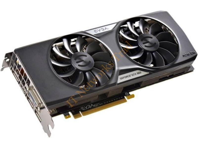 04G-P4-3966-AR EVGA -GeForce GTX 960 4GB 128-Bit GDDR5 PCI Express 3.0 x16 DVI-I/ HDMI/ 3x DisplayPort/ SLI Supported Video Graphics Card