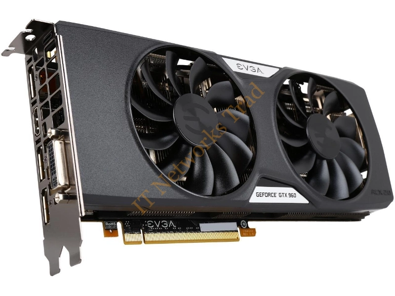 04G-P4-3966-B1 EVGA -GeForce GTX 960 4GB 128-Bit GDDR5 PCI Express 3.0 x16 DVI-I/ HDMI/ 3x DisplayPort/ SLI Supported Video Graphics Card