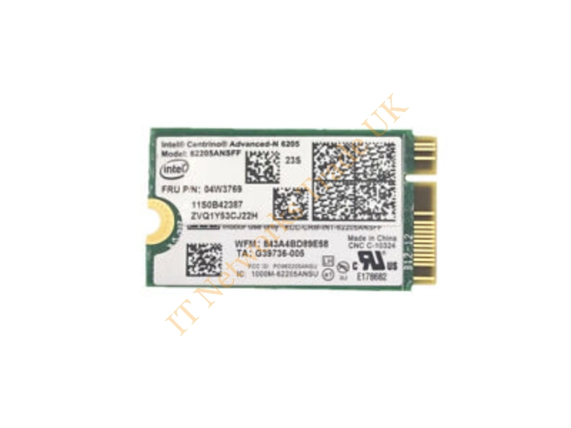04W3769 Lenovo Mini-PCI Express WLAN Intel Centrino Advanced-N 6205 SFF for ThinkPad X1 Wireless LAN Card